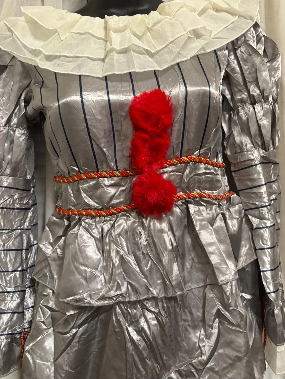 Besser Bay original goods pennywise silver Clown Kids Costume